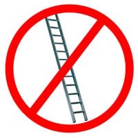 look no ladders image